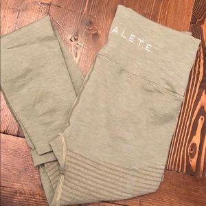 Alphalete green leggings (I think they’re halos)